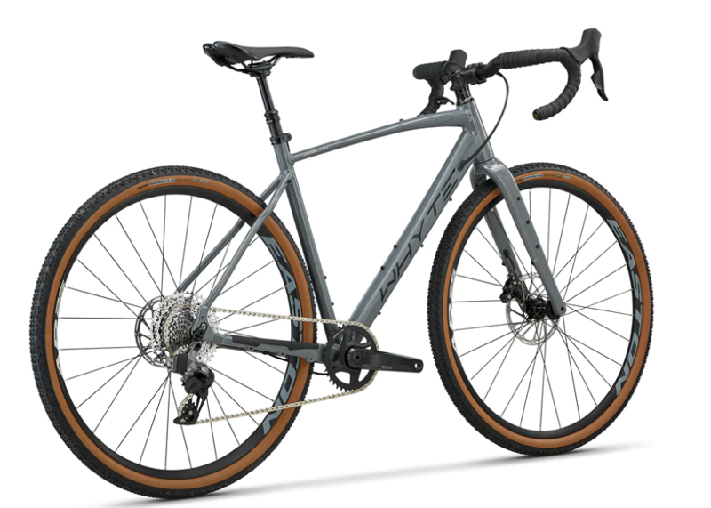 Whyte Gisburn v5 Rival eTAP Gravel Road Bike 2023 in Grey with Black-6